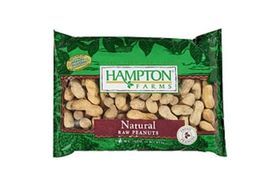 Hampton Farms Peanuts Natural Raw Snack - 16 Ounces