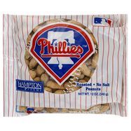 Hampton Farms Peanuts, Roasted, No Salt, Phillies - 12 Ounces