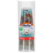 Hefty Style Plastic Cups, 18 oz - 20 Cups