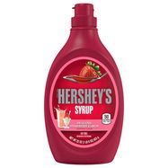 Hersheys Syrup, Fat Free, Delicious Strawberry Flavor - 22 Ounces