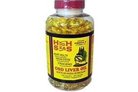 High seas, cod liver oil 250 capsules