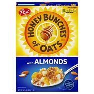 Honey Bunches Cereal, Crispy with Almonds - 14.5 Ounces