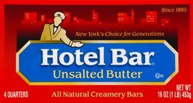 Hotel Bar Butter, Unsalted - 16 Ounces