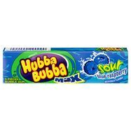 Hubba Bubba Bubble Gum, Sour Blue Raspberry, Max - 5 Pieces