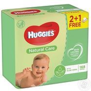 Huggies Natural Care Baby Wet Wipes - 3 Pack