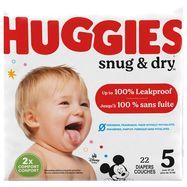 Huggies Snug & Dry Diapers, Disney Baby, Size 5 (Over 27 lb) - 22 Diapers