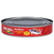 Iberia Sardines In Hot Tomato Sauce 15 OZ - 15 Ounces