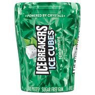 Ice Breakers Ice Cubes Gum, Sugar Free, Spearmint - 40 Pieces