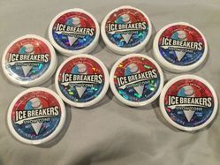 Ice Breakers Snow Cone Sugar Free Mints - 8 Pack (1.5 Ounces Each)