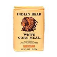 Indian Head White Corn Meal - 5 Pounds