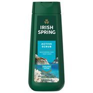 Irish Spring Active Scrub Moisturizing Face & Body Wash - 20 Fluid Ounces