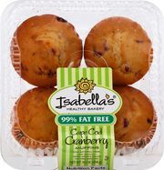 Isabellas Muffins, Cape Cod Cranberry - 16 Ounces