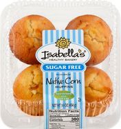 Isabellas Muffins, Sugar Free, Native Corn - 16 Ounces