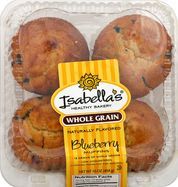 Isabellas Muffins, Whole Grain, Blueberry - 16 Ounces