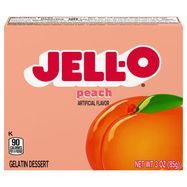 Jell O Gelatin Dessert, Peach - 3 Ounces