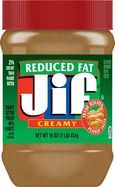 Jif Peanut Butter Spread, Creamy, Reduced Fat - 16 Ounces