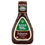 Kens Steak House Dressing, Balsamic, with Honey - 16 Fluid Ounces