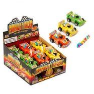 Kidsmania Formula 1 Racer Car Toy Filled With Candy - 2.96 Ounces