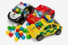Kidsmania Rescue Candy Filled Cars - 12 Grams