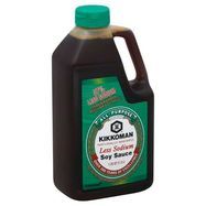 Kikkoman Soy Sauce, Less Sodium - 40 Ounces
