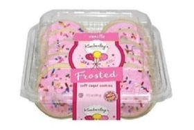 Kimberley's Everyday Vanilla Cookies with Pink Frosting - 13.50 Ounces
