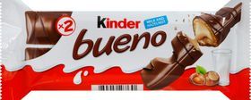 Kinder Bueno, Milk and Hazelnut - 2 x 21.5 Grams