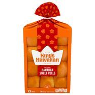Kings Hawaiian Rolls, Hawaiian Sweet, Original - 12 Rolls