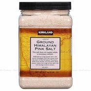 Kirkland Signature Spice Seasoning Fine Ground Himalayan Pink Salt Jar - 2.27 Kilograms