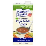 Kitchen Basics Stock, Unsalted, Vegetable - 32 Ounces