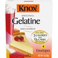 Knox Gelatine, Unflavored, Original - 4 Envelopes