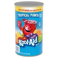 Kool Aid Drink Mix, Tropical Punch - 82.5 Ounces