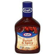 Kraft Barbecue Sauce & Dip, Sweet & Spicy - 18 Ounces
