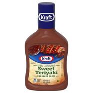 Kraft Barbecue Sauce & Dip, Sweet Teriyaki, Slow-Simmered - 18 Ounces