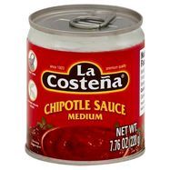 La Costena Chipotle Sauce, Medium - 7.76 Ounces