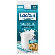 Lactaid Milk, Low Fat, 1% - 0.5 Gallons