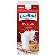 Lactaid Milk, Whole - 0.5 Gallons