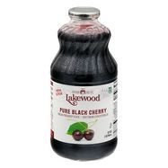 Lakewood 100% Juice, Pure Black Cherry - 32 Fluid Ounces