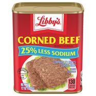 Libby's 25% Less Sodium Corned Beef - 12 Ounces