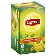 Lipton Green Tea, Mandarin Orange, Bags - 20 Each