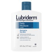 Lubriderm Lotion, Daily Moisture, Normal to Dry Skin - 6 Fluid Ounces