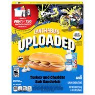 Lunchables Uploaded Lunch Combinations, Turkey & Cheddar Sub Sandwich, 6-Inch - 1 Kit