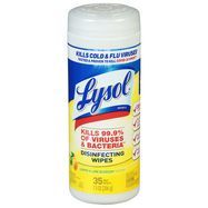 Lysol Disinfecting Wipes, Lemon & Lime Blossom Scent - 35 Wipes