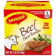 Maggi Bouillon Cubes, Beef Flavor - 20 Cubes