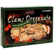 Matlaws Clams Oreganata, Italian Style Hors D'oeuvres - 12 Each
