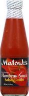 Matouks Flambeau Sauce, West Indian - 300 Milliliters