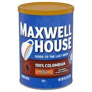 Maxwell House Coffee, Ground, Medium, 100% Colombian - 10.5 Ounces