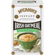 McCanns Oatmeal, Irish, Instant, Apples & Cinnamon - 10 Packets