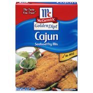 McCormick Golden Dipt Fry Mix, Seafood, Cajun - 10 Ounces