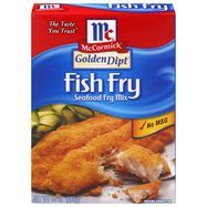 McCormick Golden Dipt Fry Mix, Seafood, Fish Fry - 10 Ounces