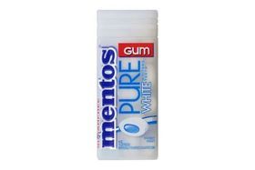 Mentos Pure White Chewing Gum, Sugarfree, Sweet Mint - 15 Pieces